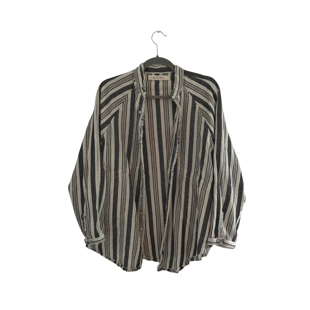 NWOT We The Free People Summer Daydream‎ Stripe Buttondown Shirt XS